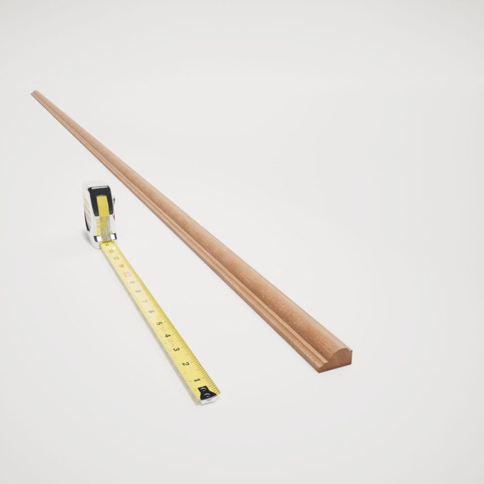 Ekena Millwork WM1201 11/16"D X 1 1/4"W X 96"L Americraft Solid Hardwood Stain Grade Base Cap Moulding - Image 41