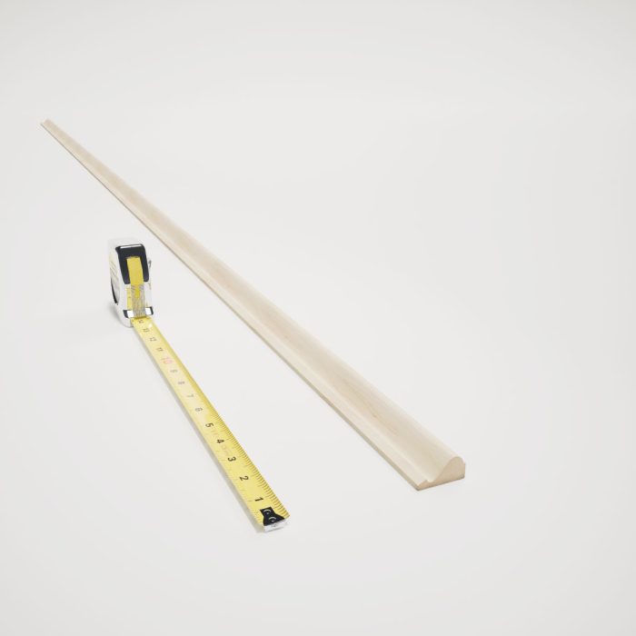 Ekena Millwork WM163 11/16"D X 1 3/8"W X 96"L Americraft Solid Hardwood Stain Grade Base Cap Moulding - Image 16