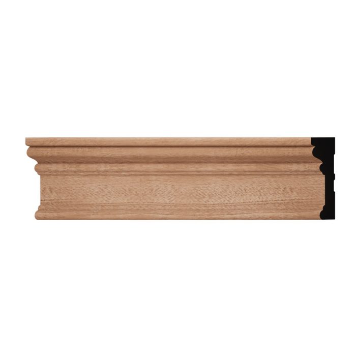 Ekena Millwork BRB3 11/16"D x 2 1/4"W x 96"L Americraft Solid Hardwood Stain Grade Baby Howe Casing Moulding - Image 38