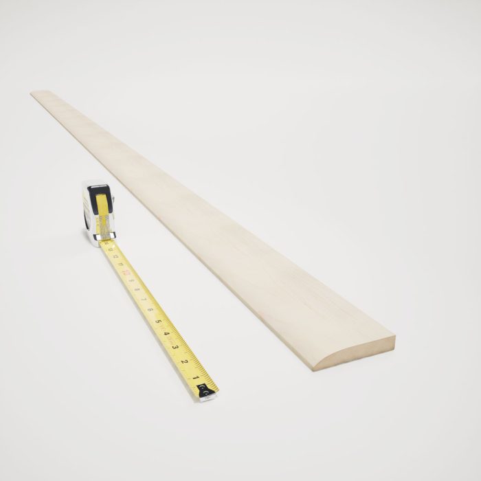 Ekena Millwork WM713 9/16″D X 3 1/4″W X 96″L Americraft Solid Hardwood Stain Grade Modern Base Moulding - Image 16