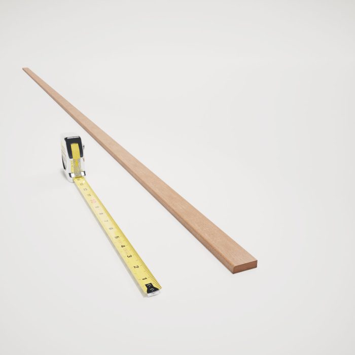 Ekena Millwork WM887 3/8"D X 1 1/4"W X 96"L Americraft Solid Hardwood Stain Grade S4S E1E Stop 887 Moulding - Image 42
