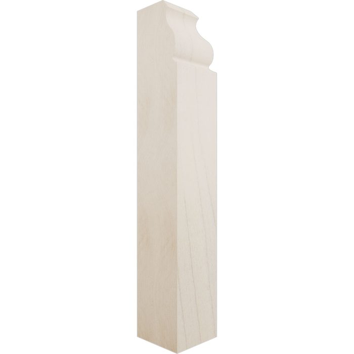 Ekena Millwork 1 1/8"W x 6 1/2"H x 1 1/8"P Americraft Solid Hardwood Stain Grade Universal Baseboard Inside Corner Block for Profiles up to 5 1/4"H x 1 1/8"P - Image 21
