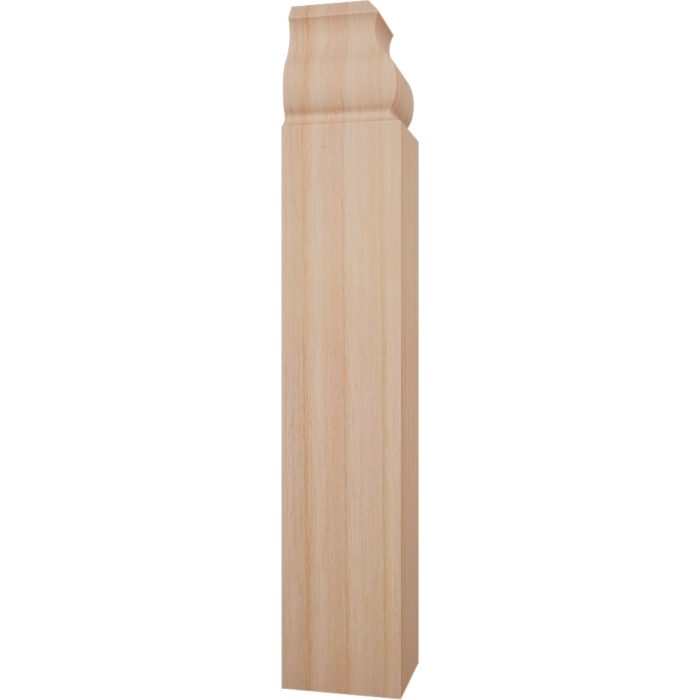 Ekena Millwork 1 1/8"W x 6 1/2"H x 1 1/8"P Americraft Solid Hardwood Stain Grade Universal Baseboard Inside Corner Block for Profiles up to 5 1/4"H x 1 1/8"P - Image 26