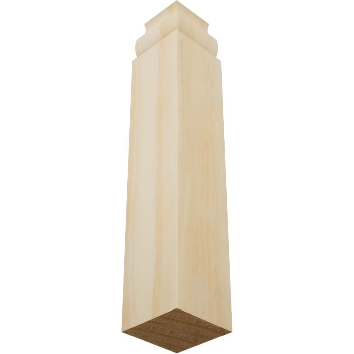 Ekena Millwork 1 1/8"W x 6 1/2"H x 1 1/8"P Americraft Solid Hardwood Stain Grade Universal Baseboard Inside Corner Block for Profiles up to 5 1/4"H x 1 1/8"P - Image 41
