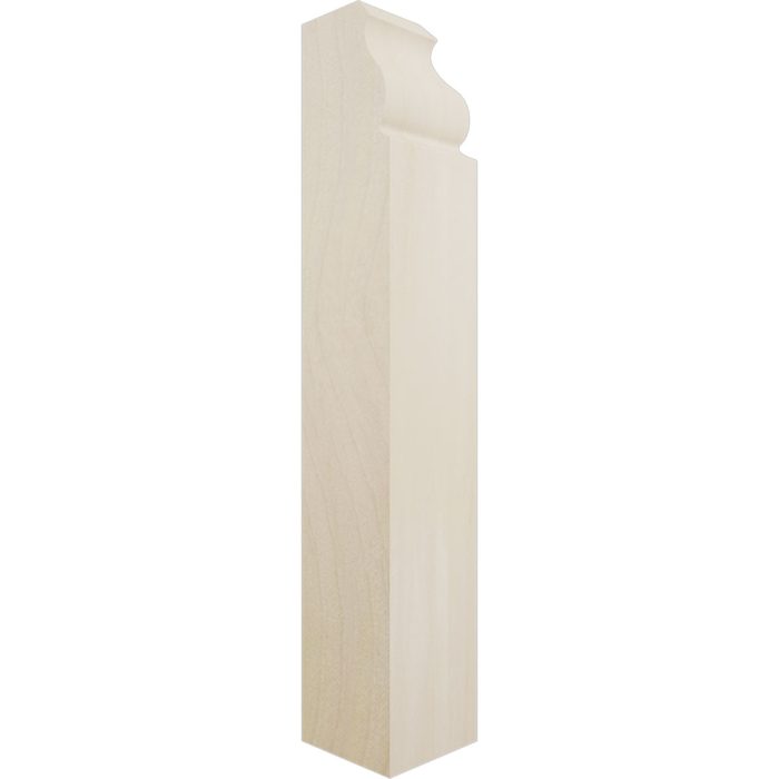 Ekena Millwork 1 1/8"W x 6 1/2"H x 1 1/8"P Americraft Solid Hardwood Stain Grade Universal Baseboard Inside Corner Block for Profiles up to 5 1/4"H x 1 1/8"P - Image 51