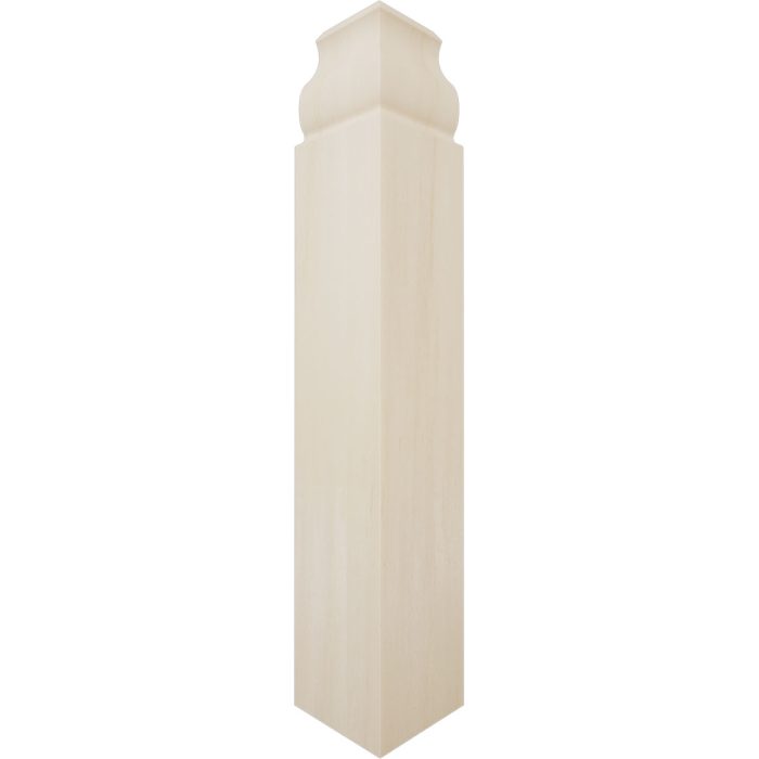 Ekena Millwork 1 1/8"W x 6 1/2"H x 1 1/8"P Americraft Solid Hardwood Stain Grade Universal Baseboard Inside Corner Block for Profiles up to 5 1/4"H x 1 1/8"P - Image 49