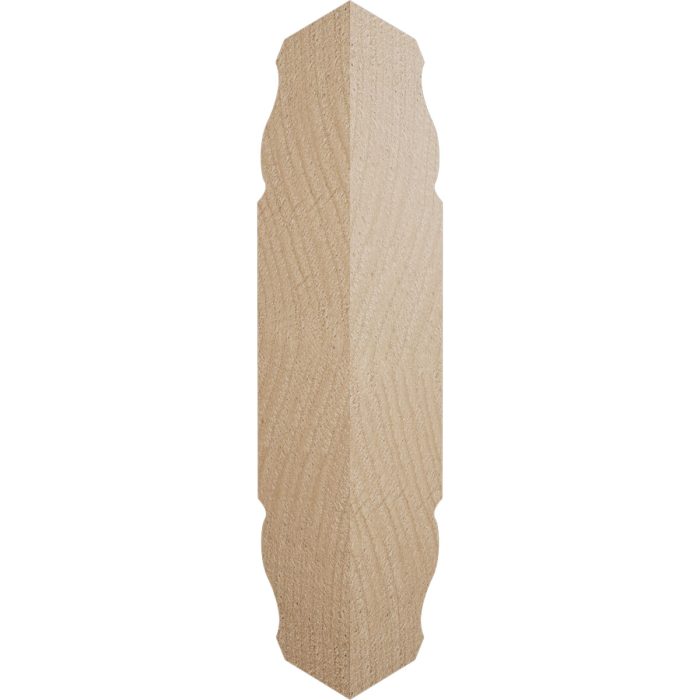 Ekena Millwork 1 1/8"W X 5 3/32"H X 1 1/8"P Americraft Solid Hardwood Stain Grade Universal Baseboard Inside Corner Block For Chair Rail Profiles Up T0 2 9/16"H X 1 1/8"P - Image 7