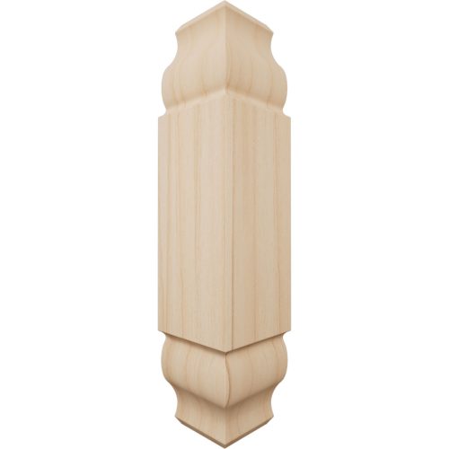 Americraft MIC01X05SB2 Solid Stain Grade Baseboard Corner Block
