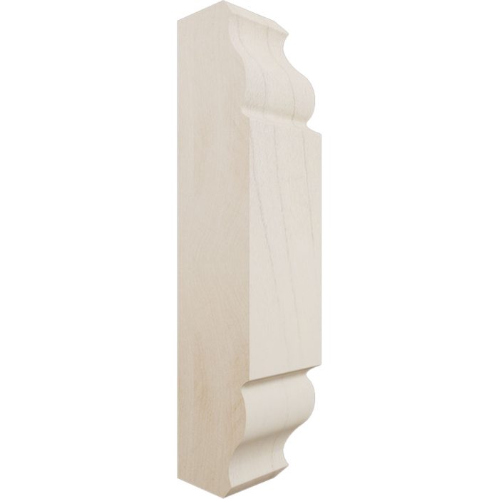 Ekena Millwork 1 1/8"W X 5 3/32"H X 1 1/8"P Americraft Solid Hardwood Stain Grade Universal Baseboard Inside Corner Block For Chair Rail Profiles Up T0 2 9/16"H X 1 1/8"P - Image 28