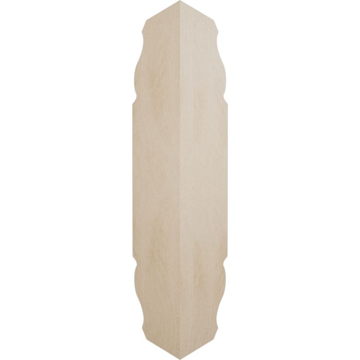 Ekena Millwork 1 1/8"W X 5 3/32"H X 1 1/8"P Americraft Solid Hardwood Stain Grade Universal Baseboard Inside Corner Block For Chair Rail Profiles Up T0 2 9/16"H X 1 1/8"P - Image 29
