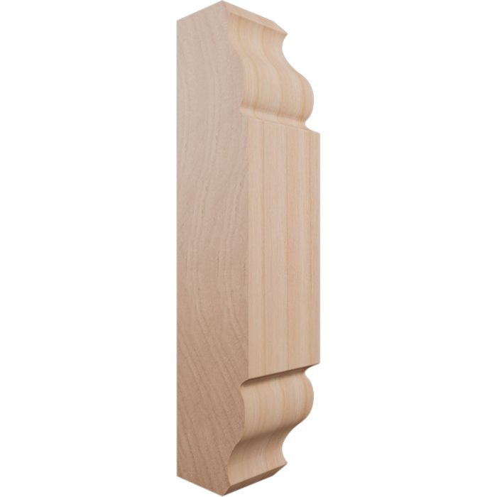 Ekena Millwork 1 1/8"W X 5 3/32"H X 1 1/8"P Americraft Solid Hardwood Stain Grade Universal Baseboard Inside Corner Block For Chair Rail Profiles Up T0 2 9/16"H X 1 1/8"P - Image 35
