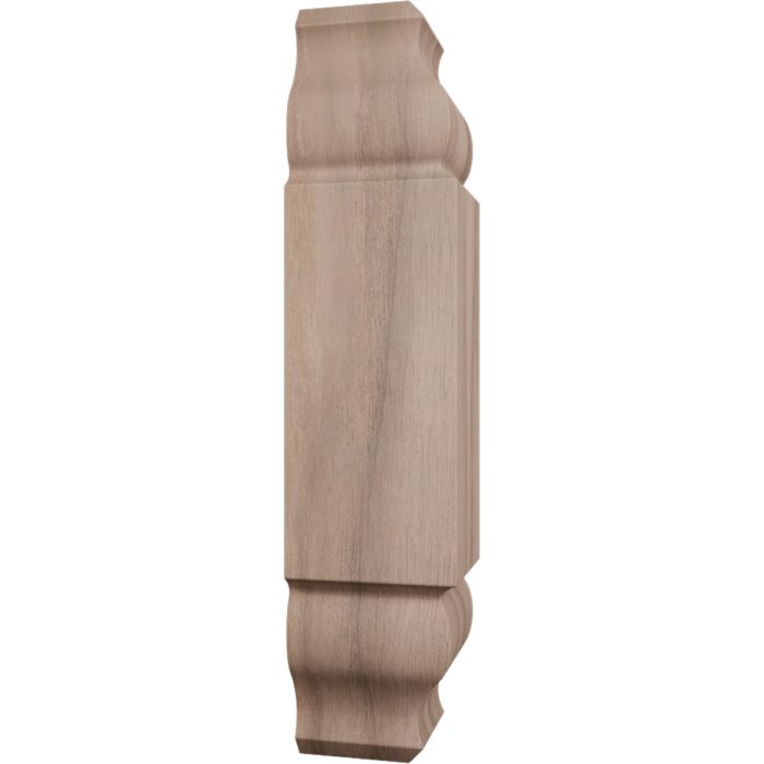Ekena Millwork 1 1/8"W X 5 3/32"H X 1 1/8"P Americraft Solid Hardwood Stain Grade Universal Baseboard Inside Corner Block For Chair Rail Profiles Up T0 2 9/16"H X 1 1/8"P - Image 58