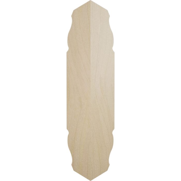 Ekena Millwork 1 1/8"W X 5 3/32"H X 1 1/8"P Americraft Solid Hardwood Stain Grade Universal Baseboard Inside Corner Block For Chair Rail Profiles Up T0 2 9/16"H X 1 1/8"P - Image 67