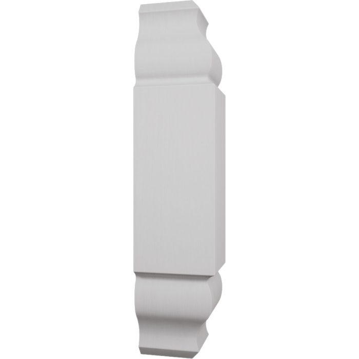Ekena Millwork 1 1/8"W X 5 3/32"H X 1 1/8"P Americraft Solid Hardwood Stain Grade Universal Baseboard Inside Corner Block For Chair Rail Profiles Up T0 2 9/16"H X 1 1/8"P - Image 72
