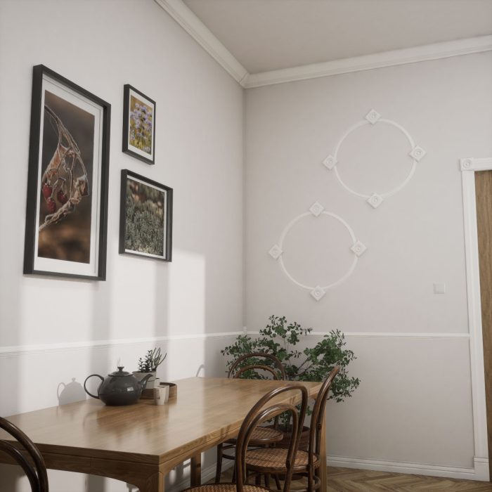 Ekena Millwork 1 1/8"W X 5 3/32"H X 1 1/8"P Americraft Solid Hardwood Stain Grade Universal Baseboard Inside Corner Block For Chair Rail Profiles Up T0 2 9/16"H X 1 1/8"P - Image 78