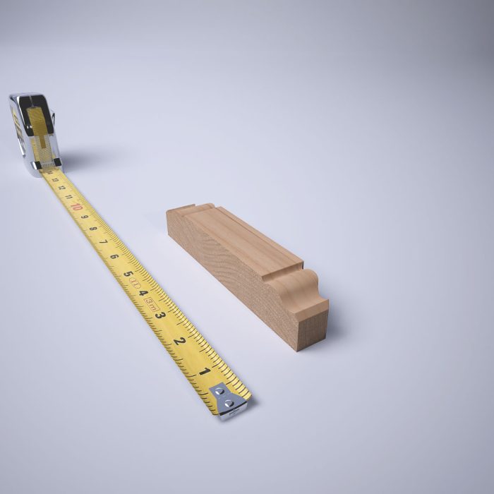 Ekena Millwork 1 1/8"W x 6 3/32"H x 1 1/8"P Americraft Solid Hardwood Stain Grade Universal Baseboard Inside Corner Block for Chair Rail Profiles up to 3 9/16"H x 1 1/8"P - Image 7