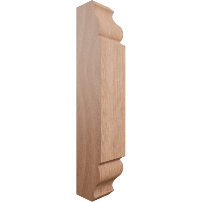 Ekena Millwork 1 1/8"W x 6 3/32"H x 1 1/8"P Americraft Solid Hardwood Stain Grade Universal Baseboard Inside Corner Block for Chair Rail Profiles up to 3 9/16"H x 1 1/8"P - Image 34
