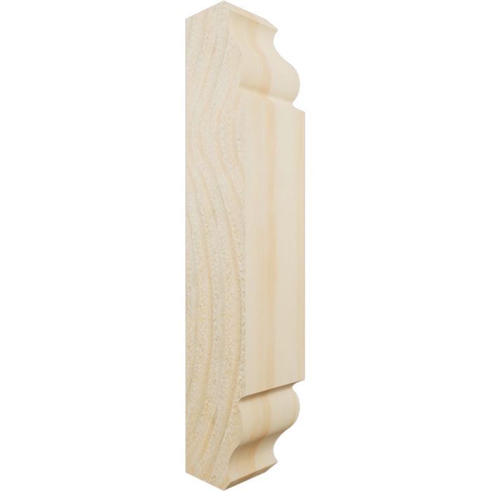 Ekena Millwork 1 1/8"W x 6 3/32"H x 1 1/8"P Americraft Solid Hardwood Stain Grade Universal Baseboard Inside Corner Block for Chair Rail Profiles up to 3 9/16"H x 1 1/8"P - Image 40