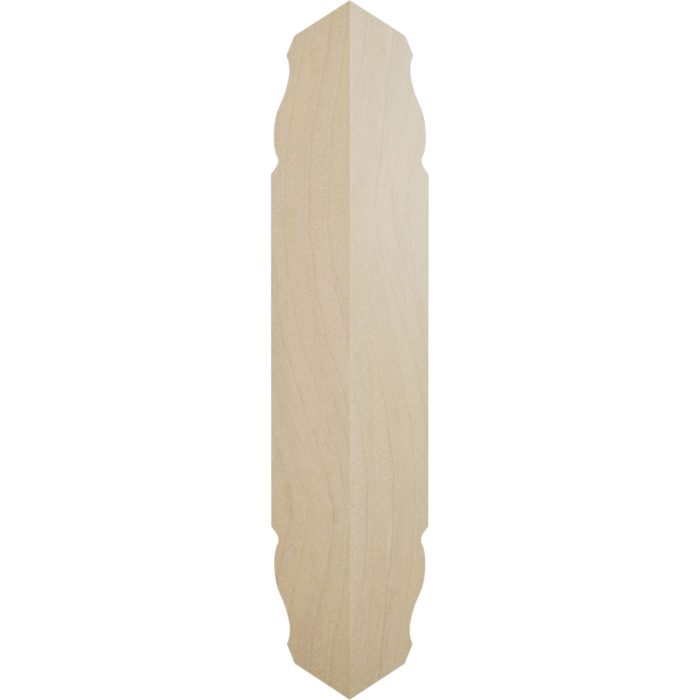 Ekena Millwork 1 1/8"W x 6 3/32"H x 1 1/8"P Americraft Solid Hardwood Stain Grade Universal Baseboard Inside Corner Block for Chair Rail Profiles up to 3 9/16"H x 1 1/8"P - Image 53