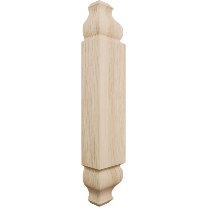 Ekena Millwork 1 1/8"W X 6 3/32"H X 1 1/8"P Americraft Solid Hardwood Stain Grade Universal Baseboard Outside Corner Block for Chair Rail Profiles Up To 3 9/16"H X 1 1/8"P - Image 20