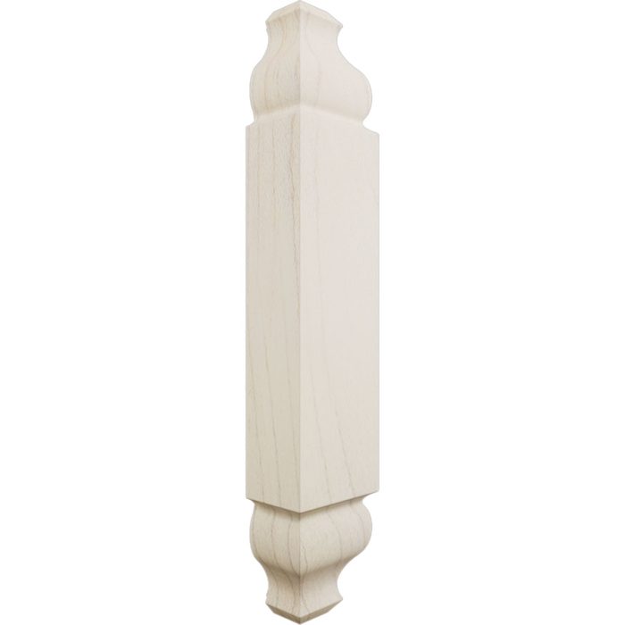 Ekena Millwork 1 1/8"W X 6 3/32"H X 1 1/8"P Americraft Solid Hardwood Stain Grade Universal Baseboard Outside Corner Block for Chair Rail Profiles Up To 3 9/16"H X 1 1/8"P - Image 28