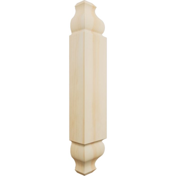 Ekena Millwork 1 1/8"W X 6 3/32"H X 1 1/8"P Americraft Solid Hardwood Stain Grade Universal Baseboard Outside Corner Block for Chair Rail Profiles Up To 3 9/16"H X 1 1/8"P - Image 53