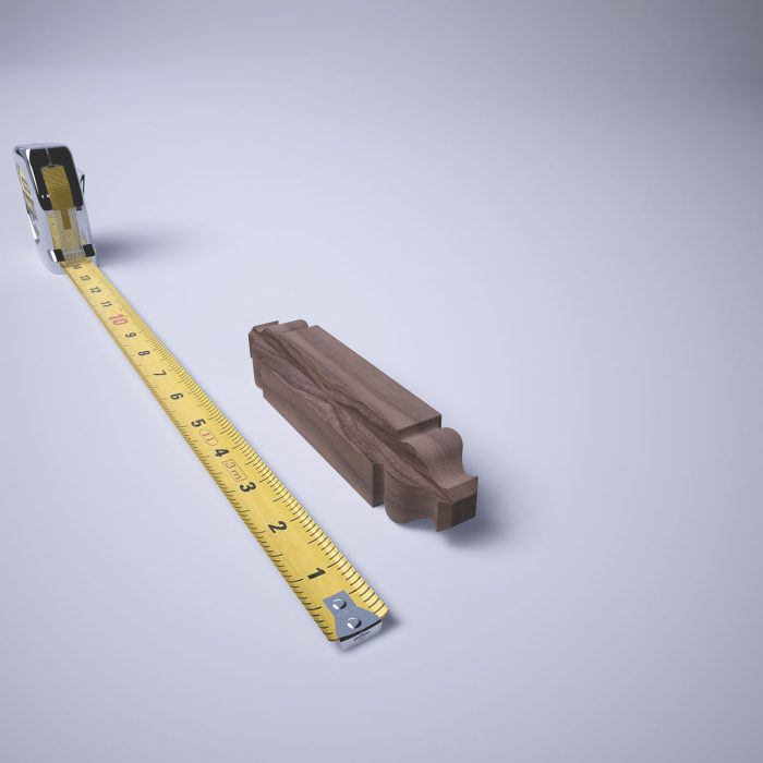Ekena Millwork 1 1/8"W X 6 3/32"H X 1 1/8"P Americraft Solid Hardwood Stain Grade Universal Baseboard Outside Corner Block for Chair Rail Profiles Up To 3 9/16"H X 1 1/8"P - Image 64