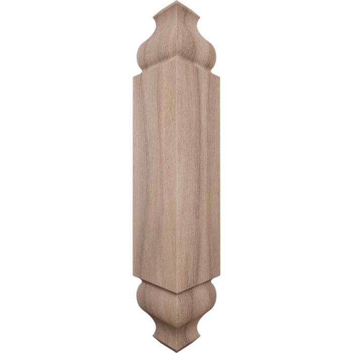 Ekena Millwork 1 1/8"W X 6 3/32"H X 1 1/8"P Americraft Solid Hardwood Stain Grade Universal Baseboard Outside Corner Block for Chair Rail Profiles Up To 3 9/16"H X 1 1/8"P - Image 59