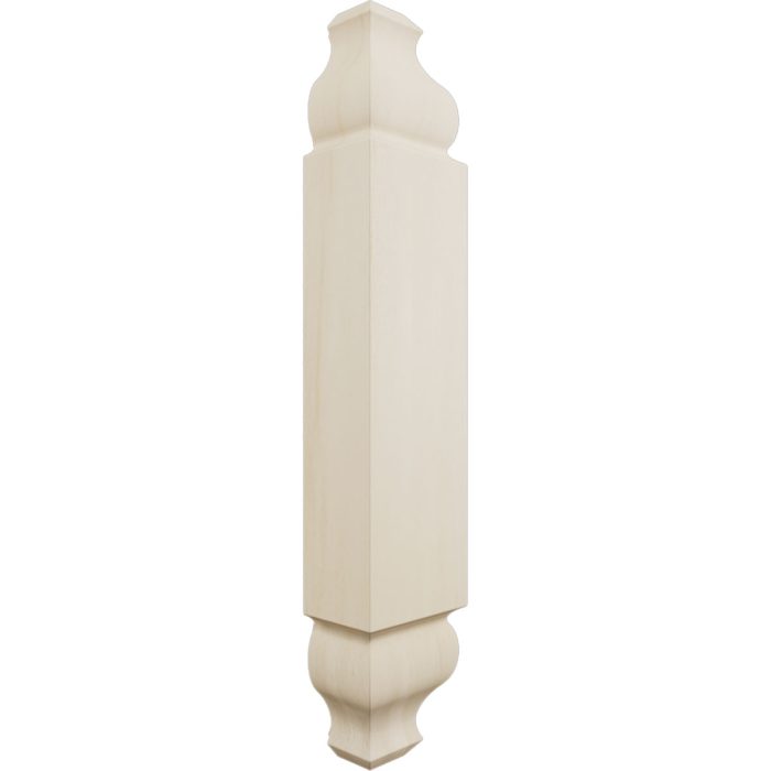 Ekena Millwork 1 1/8"W X 6 3/32"H X 1 1/8"P Americraft Solid Hardwood Stain Grade Universal Baseboard Outside Corner Block for Chair Rail Profiles Up To 3 9/16"H X 1 1/8"P - Image 69