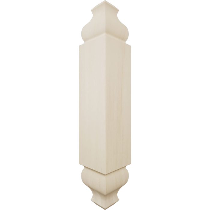 Ekena Millwork 1 1/8"W X 6 3/32"H X 1 1/8"P Americraft Solid Hardwood Stain Grade Universal Baseboard Outside Corner Block for Chair Rail Profiles Up To 3 9/16"H X 1 1/8"P - Image 67