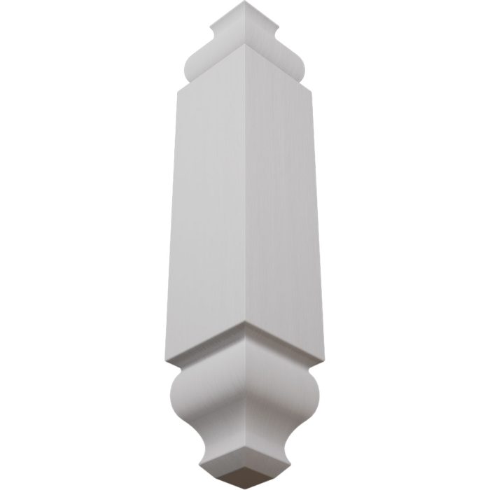 Ekena Millwork 1 1/8"W X 6 3/32"H X 1 1/8"P Americraft Solid Hardwood Stain Grade Universal Baseboard Outside Corner Block for Chair Rail Profiles Up To 3 9/16"H X 1 1/8"P - Image 79