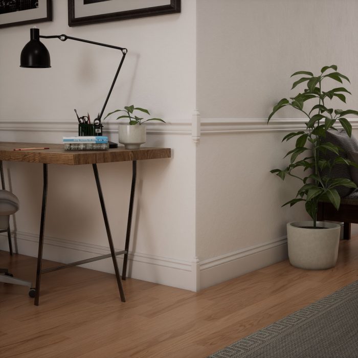Ekena Millwork 1 1/8"W X 6 3/32"H X 1 1/8"P Americraft Solid Hardwood Stain Grade Universal Baseboard Outside Corner Block for Chair Rail Profiles Up To 3 9/16"H X 1 1/8"P - Image 81