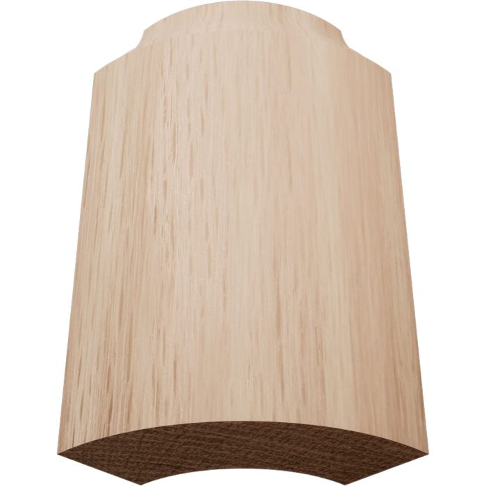 Ekena Millwork 3 1/4"H X 1 5/16"P WM623 Americraft Solid Hardwood Stain Grade Bullnose Outside Corner Moulding - Image 14