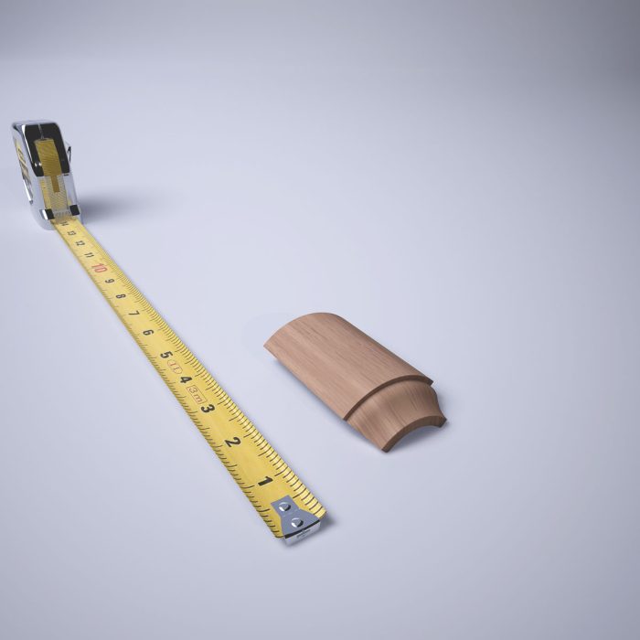 Ekena Millwork 3 1/4"H X 1 5/16"P WM623 Americraft Solid Hardwood Stain Grade Bullnose Outside Corner Moulding - Image 15