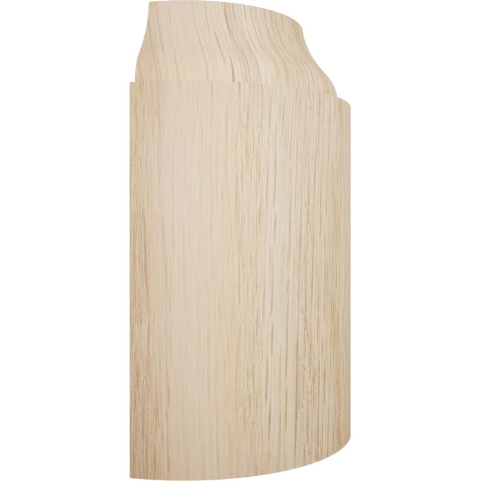 Ekena Millwork 3 1/4"H X 1 5/16"P WM623 Americraft Solid Hardwood Stain Grade Bullnose Outside Corner Moulding - Image 19