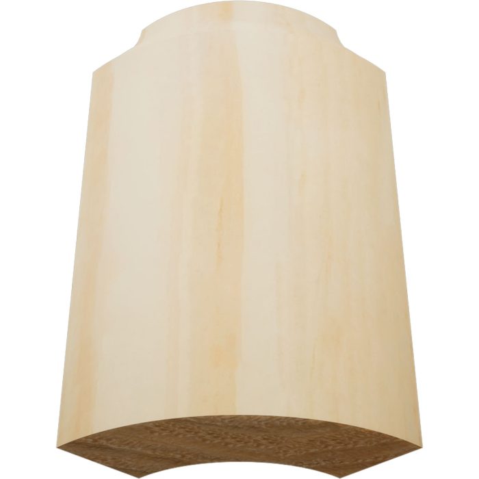 Ekena Millwork 3 1/4"H X 1 5/16"P WM623 Americraft Solid Hardwood Stain Grade Bullnose Outside Corner Moulding - Image 54
