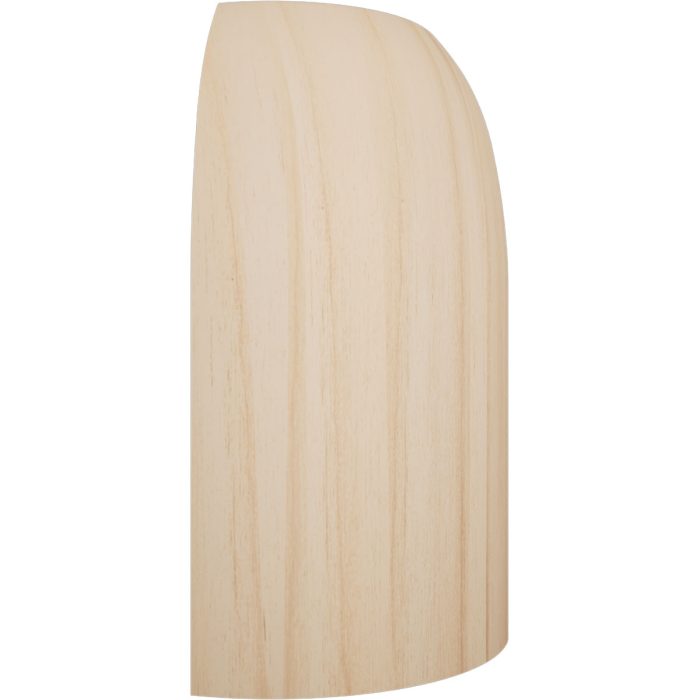 Ekena Millwork 3 1/4"H X 1 5/16"P WM713 Americraft Solid Hardwood Stain Grade Modern Bullnose Outside Corner Moulding - Image 3