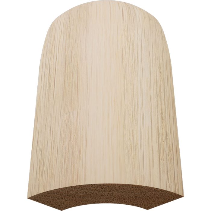Ekena Millwork 3 1/4"H X 1 5/16"P WM713 Americraft Solid Hardwood Stain Grade Modern Bullnose Outside Corner Moulding - Image 22