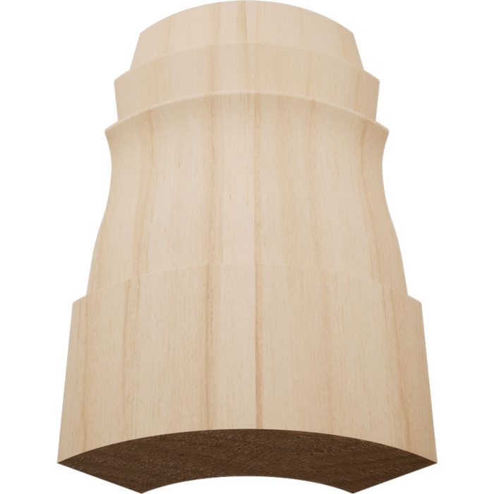 Ekena Millwork 3 1/4"H X 1 5/16"P WM631 Americraft Solid Hardwood Stain Grade Colonial Bullnose Outside Corner Moulding - Image 6