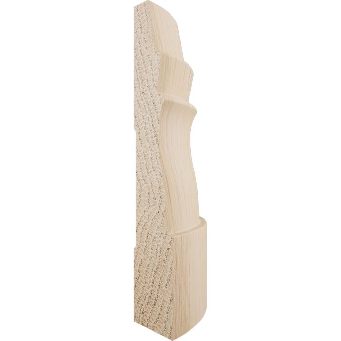 Ekena Millwork 3 1/4"H X 1 5/16"P WM631 Americraft Solid Hardwood Stain Grade Colonial Bullnose Outside Corner Moulding - Image 20