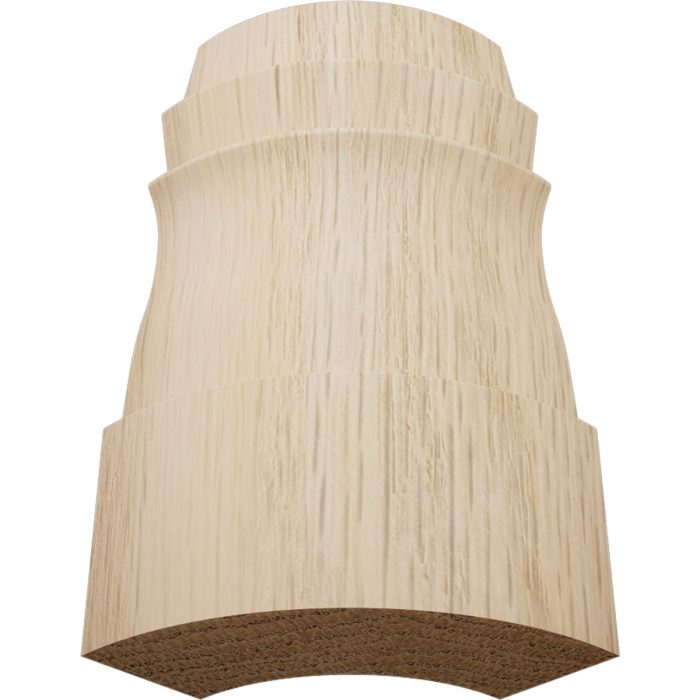 Ekena Millwork 3 1/4"H X 1 5/16"P WM631 Americraft Solid Hardwood Stain Grade Colonial Bullnose Outside Corner Moulding - Image 22