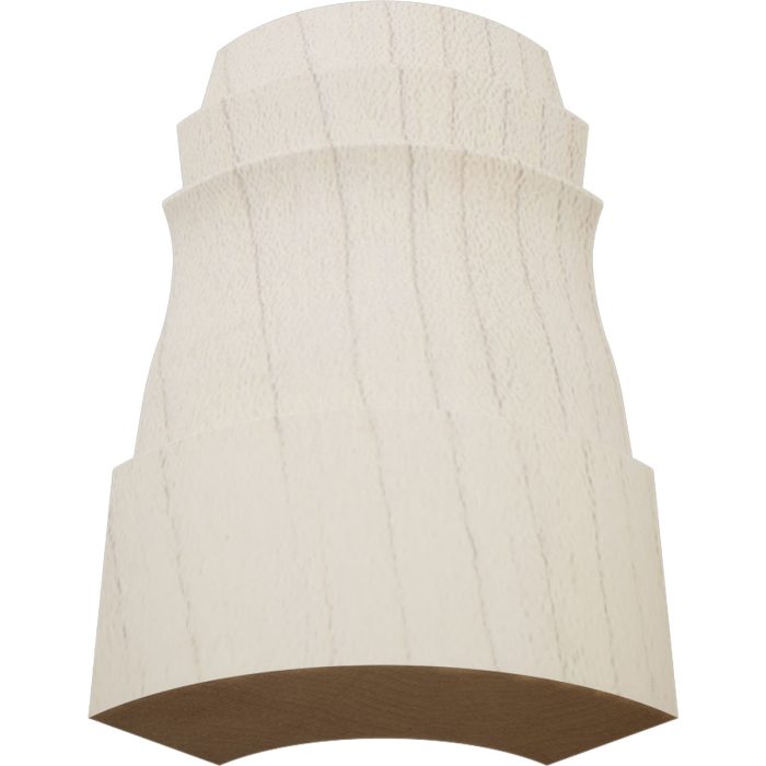 Ekena Millwork 3 1/4"H X 1 5/16"P WM631 Americraft Solid Hardwood Stain Grade Colonial Bullnose Outside Corner Moulding - Image 30