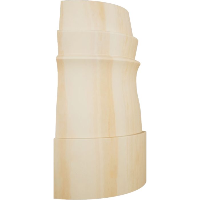 Ekena Millwork 3 1/4"H X 1 5/16"P WM631 Americraft Solid Hardwood Stain Grade Colonial Bullnose Outside Corner Moulding - Image 51