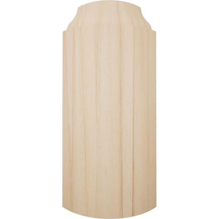 Ekena Millwork 4 1/4"H X 1 5/16"P WM620 Americraft Solid Hardwood Stain Grade Bullnose Outside Corner Moulding - Image 2