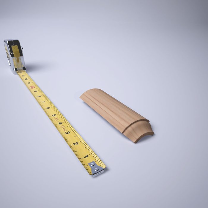 Ekena Millwork 5 1/4"H X 1 5/16"P WM618 Americraft Solid Hardwood Stain Grade Bullnose Outside Corner Moulding - Image 8