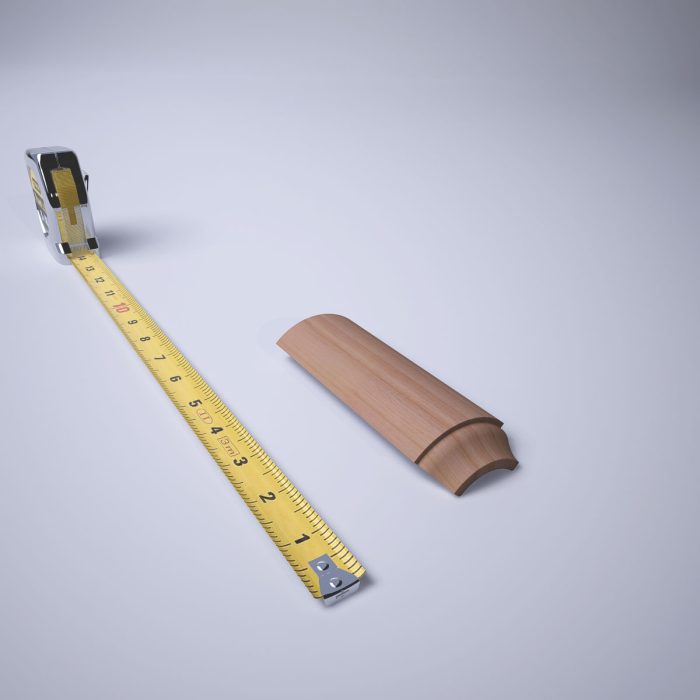 Ekena Millwork 5 1/4"H X 1 5/16"P WM618 Americraft Solid Hardwood Stain Grade Bullnose Outside Corner Moulding - Image 44