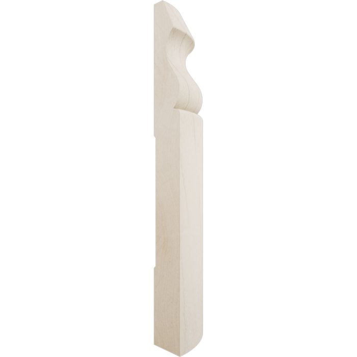Ekena Millwork 5 1/4"H X 1 5/16"P WM217 Americraft Solid Hardwood Stain Grade Bullnose Outside Corner Moulding - Image 28