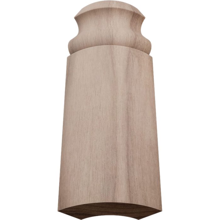 Ekena Millwork 5 1/4"H X 1 5/16"P WM217 Americraft Solid Hardwood Stain Grade Bullnose Outside Corner Moulding - Image 62