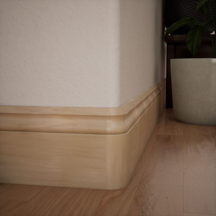 Ekena Millwork 5 1/4"H X 1 5/16"P WM217 Americraft Solid Hardwood Stain Grade Bullnose Outside Corner Moulding - Image 73