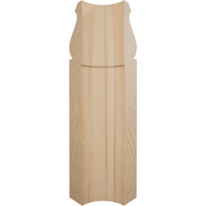 Ekena Millwork 5 1/4"H X 1 5/16"P WM163 Americraft Solid Hardwood Stain Grade Bullnose Outside Corner Moulding - Image 5
